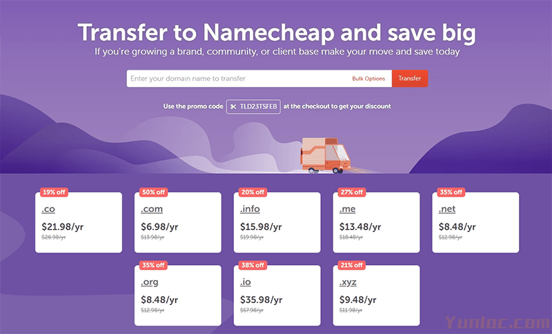 图片[3] - NameCheap – #转移优惠# COM/$6.98,NET/$8.48,ORG/$8.48,INFO/$15.98 - 云线路